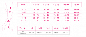 OMT630 OMT631 Tabla tallas31