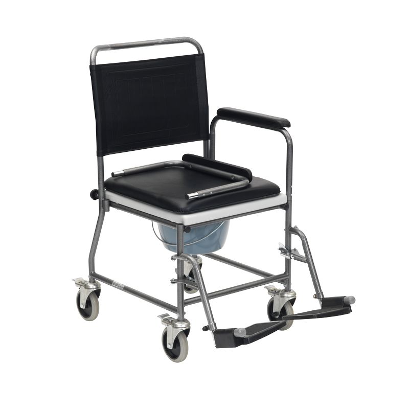 Silla Inodoro con Ruedas pequeñas 2 Silla Inodoro con Ruedas pequeñas - Imagen 2